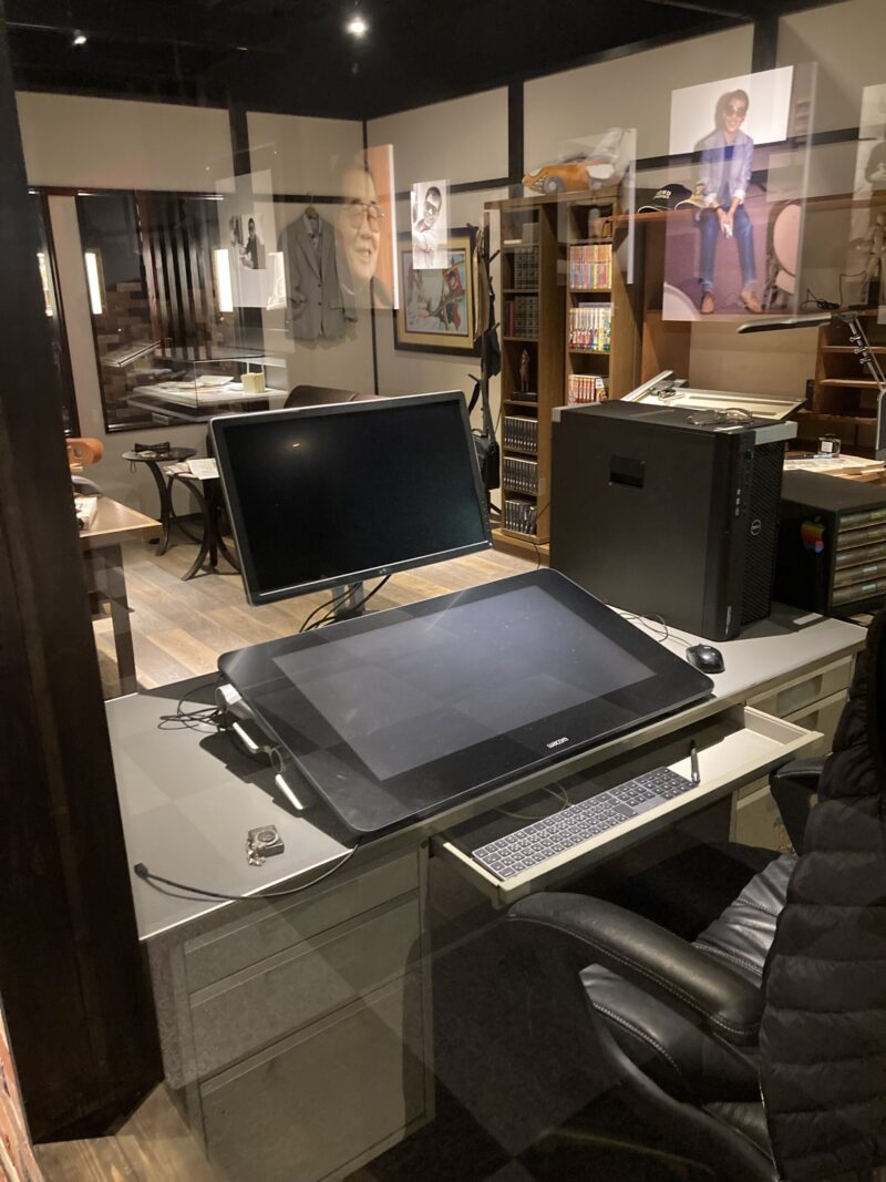 モンキー・パンチの仕事部屋の再現