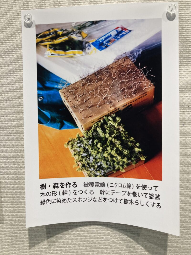 模型を作る技法のキャプション