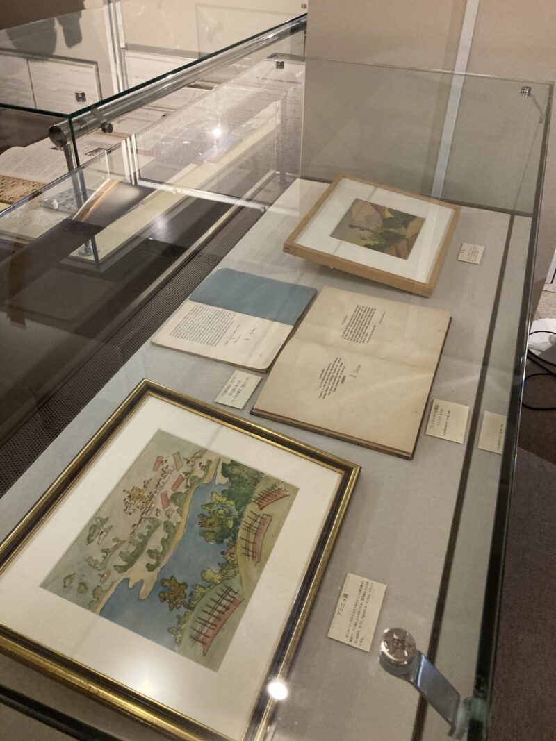 ヘルマン・ヘッセ 直筆水彩画 蝶 人文的昆虫展