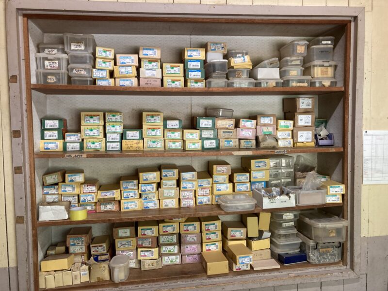 エントランスにある棚。