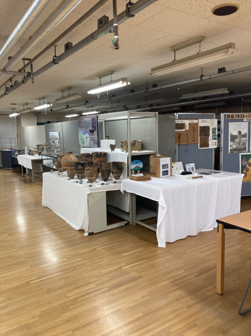 森町鷲ノ木遺跡 森町発掘調査事務所 展示室内