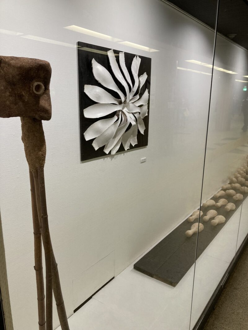 渡辺行男氏作成の作品、資源カメラの展示風景