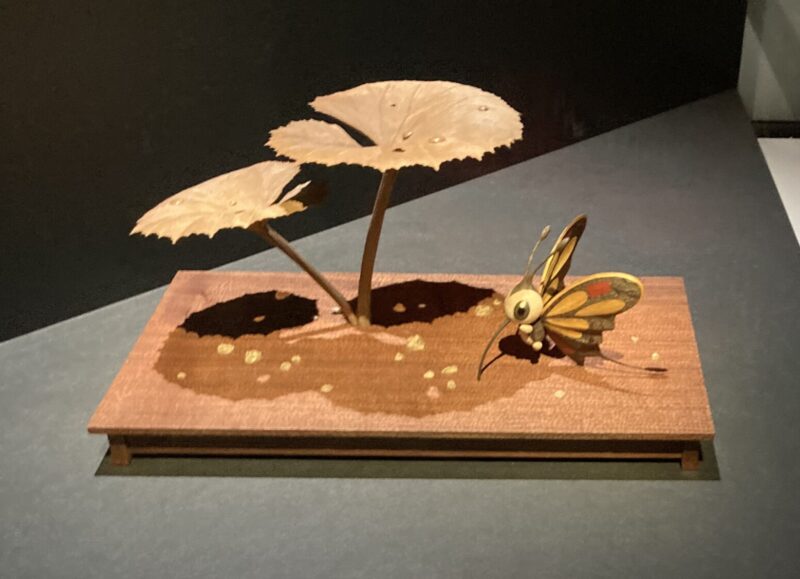 福田亨氏作成の雨上がりの展示の部分